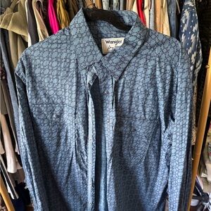 Wrangler x George Strait Patterned Western Button-Up